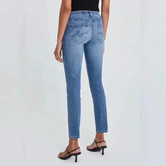 AG The Prima Ankle Cigarette Medium Faded Wash Jean - Picture 3 of 17